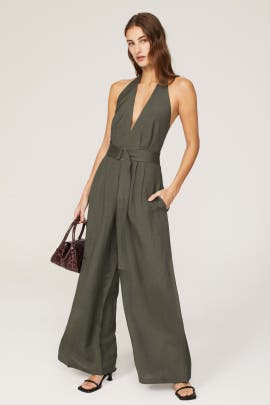 Adam Lippes x RTR Sage Halter Jumpsuit