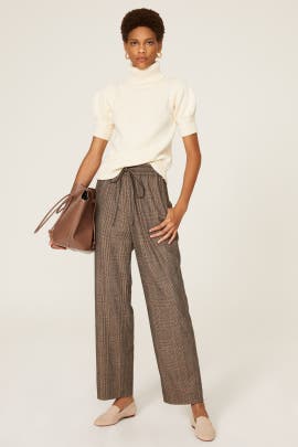 Adam Lippes x RTR Cream Puff Sleeve Sweater