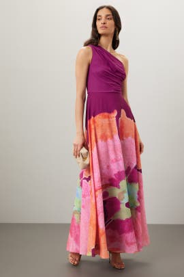 AMUR Atlas One Shoulder Gown