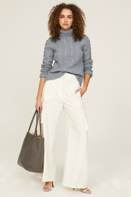 Derek Lam 10 Crosby Pippa Lace Up Turtleneck