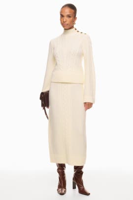 Derek Lam 10 Crosby Valentin Cable Knit Skirt