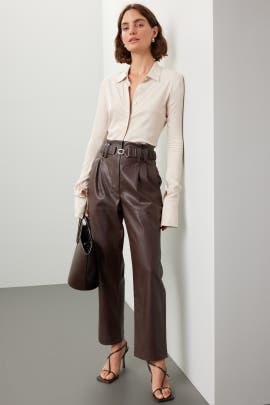 Derek Lam 10 Crosby x RTR Faux Leather Pants