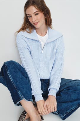 Fifteen Twenty Karin Half Zip Sweater