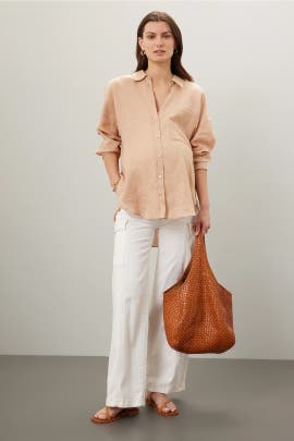 Hudson Utility Maternity Wide Leg Cargo