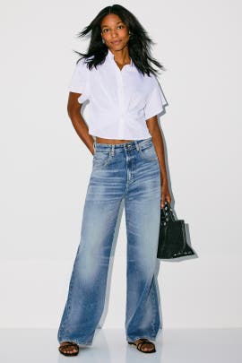 Icon Denim Poppy High Rise Wide Leg Jeans