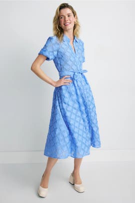 kate spade new york Spade Flower Belted Shirtdress