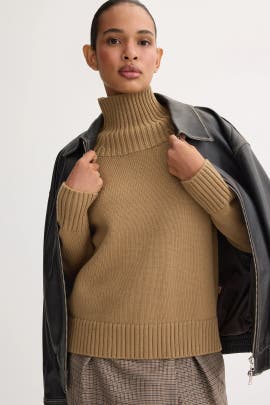MICHAEL KORS Camel Easy Sweater