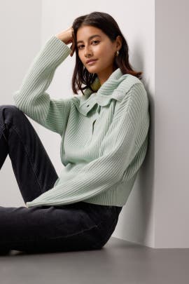 Marissa Webb x RTR Oversized Button Up Sweater