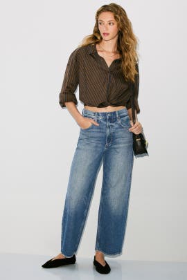 PAIGE Cameron Ankle Seamed Beltloops Jeans