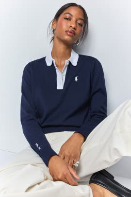 Polo Ralph Lauren Blue Long Sleeve Polo