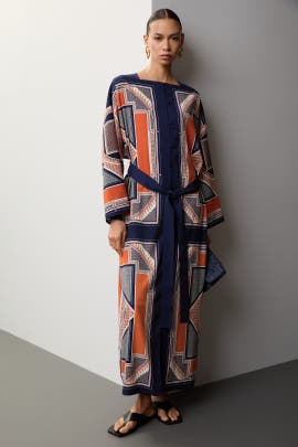 Rosetta Getty x RTR Tie Waist Maxi Dress