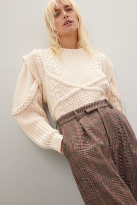 Ronny Kobo x RTR Braiding Detail Sweater