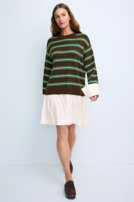 SIMONMILLER Pip Poplin Combo Dress