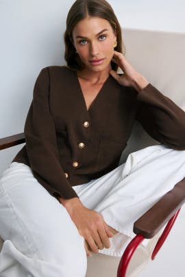 Splendid Libby Cropped Cardigan