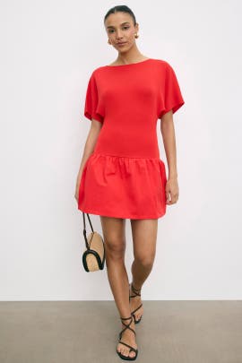 Suboo Naples Drop Waist Mini Dress