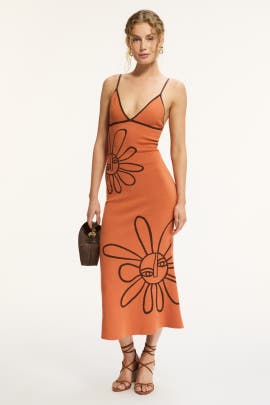 The Wolf Gang Soleil Knit Midi Dress