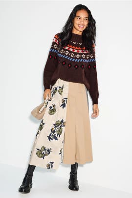 Weekend Max Mara Etra Pleated Midi Skirt